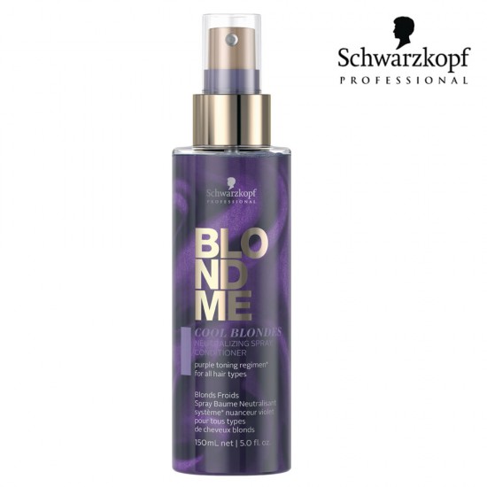 Schwarzkopf Pro BlondMe Cool Blondes neitralizējošs kondicionieris vēsi blondiem matiem 150ml Schwarzkopf Pro BlondMe Cool Blondes neitralizējošs kondicionieris vēsi blondiem matiem 150ml