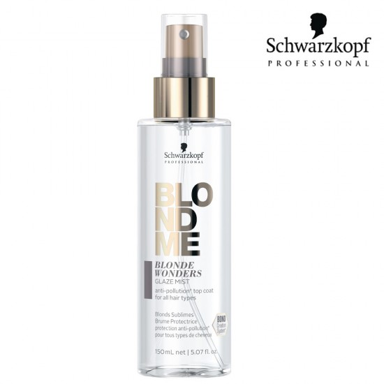 Schwarzkopf Pro BlondMe Blonde Wonders izsmidzināmais līdzeklis matu mirdzumam 150ml Schwarzkopf Pro BlondMe Blonde Wonders izsmidzināmais līdzeklis matu mirdzumam 150ml