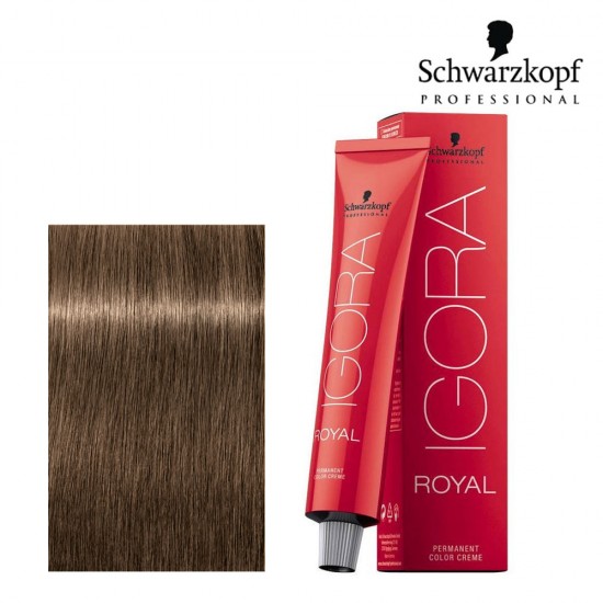 Schwarzkopf Pro Igora Royal 7-4 vidēji blonds bēšais tonis 60ml Schwarzkopf Pro Igora Royal 7-4 vidēji blonds bēšais tonis 60ml