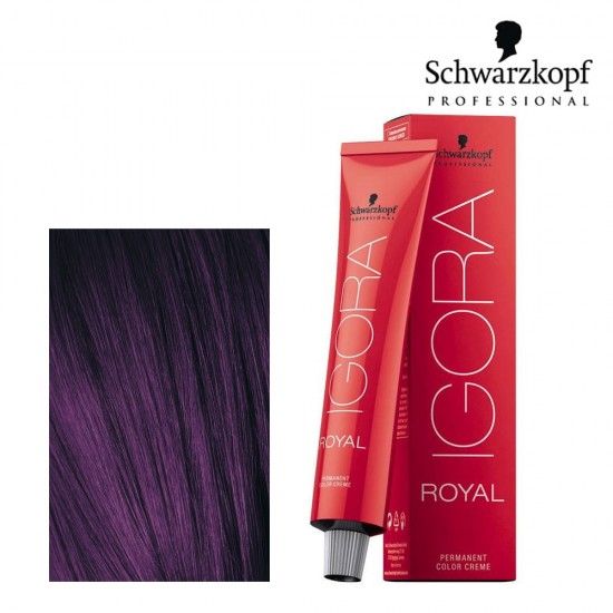 Schwarzkopf Pro Igora Royal 0-99 koncentrāts violetā tonī 60ml Schwarzkopf Pro Igora Royal 0-99 koncentrāts violetā tonī 60ml