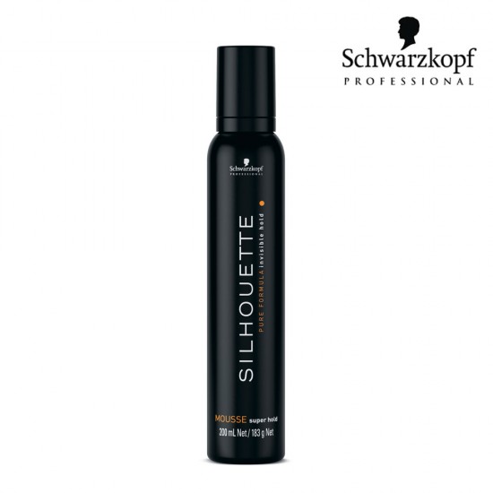 Schwarzkopf Pro Silhouette ļoti stipras fiksācijas matu putas 200ml Schwarzkopf Pro Silhouette ļoti stipras fiksācijas matu putas 200ml
