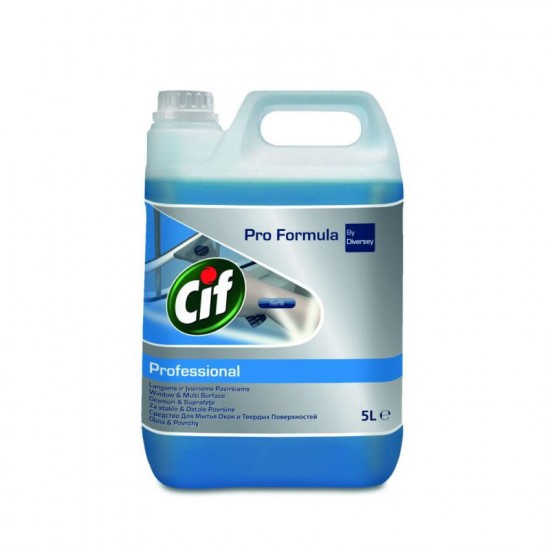 Cif Window&Multi Surface Cleaner stiklu un virsmu tīrīšanas līdzeklis 5L