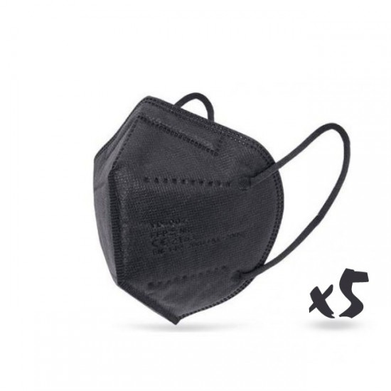 Respirator FFP2 black 5pcs. Respirator FFP2 black 5pcs.