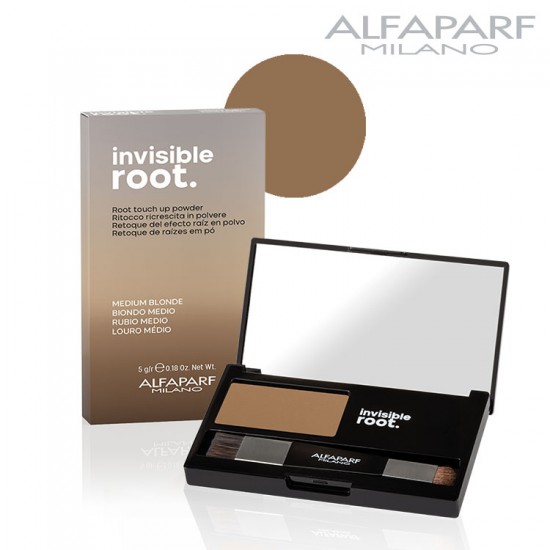 AlfaParf Invisible Root Touch Up matu sakņu pūderis vidēji blonds 5g AlfaParf Invisible Root Touch Up matu sakņu pūderis vidēji blonds 5g