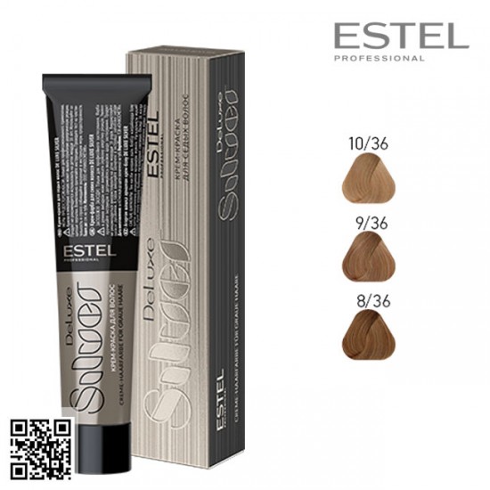 Estel DeLuxe Silver 8/36 hair color care cream 60ml
