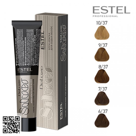 Estel DeLuxe Silver 6/37 hair color care cream 60ml Estel DeLuxe Silver 6/37 hair color care cream 60ml