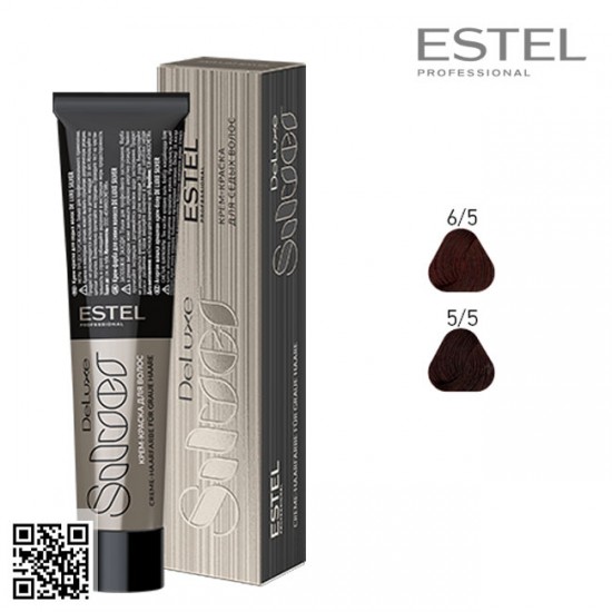 Estel DeLuxe Silver 6/5 hair color care cream 60ml Estel DeLuxe Silver 6/5 hair color care cream 60ml