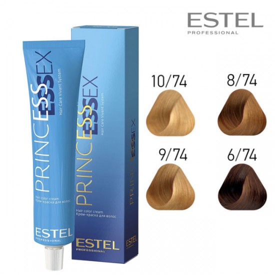 Estel Princess Essex 10/74 hair color cream 60ml Estel Princess Essex 10/74 hair color cream 60ml