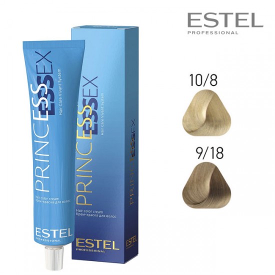 Estel Princess Essex 10/8 hair color cream 60ml Estel Princess Essex 10/8 hair color cream 60ml