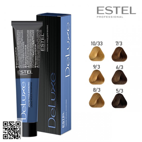 Estel DeLuxe 5/3 hair color care cream 60ml Estel DeLuxe 5/3 hair color care cream 60ml