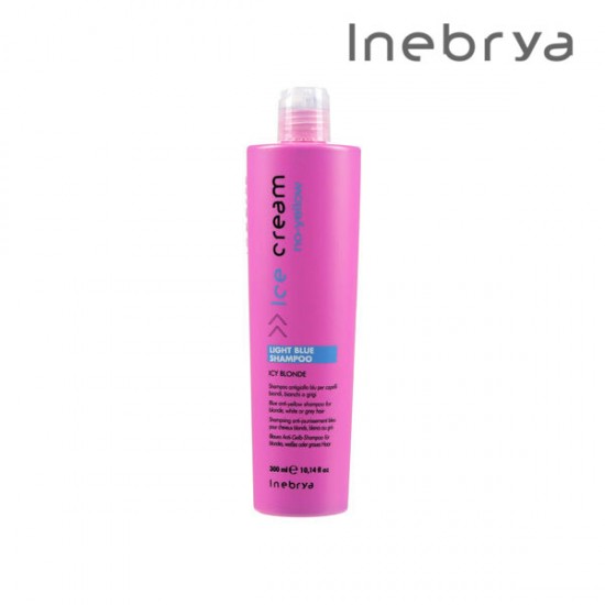 Inebrya Ice Cream No-Yellow Light Blue šampūns 300ml Inebrya Ice Cream No-Yellow Light Blue šampūns 300ml