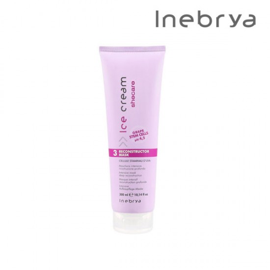 Inebrya Ice Cream SheCare Reconstructor matu maska 300ml Inebrya Ice Cream SheCare Reconstructor matu maska 300ml