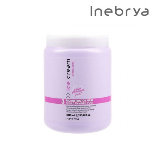 Inebrya Ice Cream SheCare Reconstructor matu maska 1L Inebrya Ice Cream SheCare Reconstructor matu maska 1L