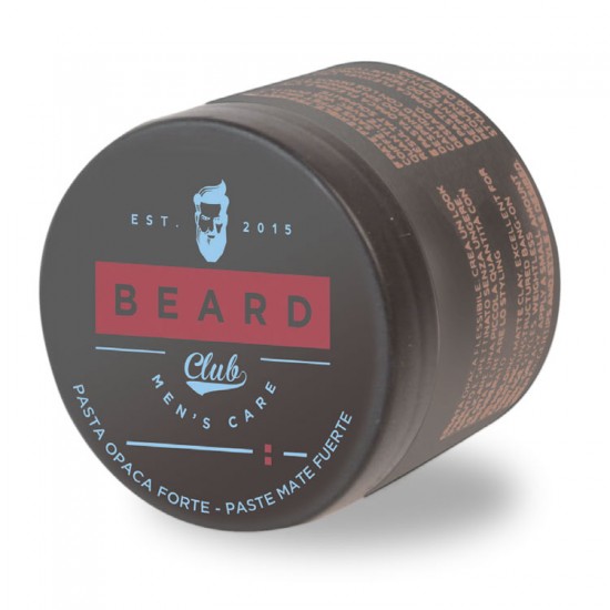 Beard Club Black Matt Paste Strong matējoša pasta stipras fiksācijas 100ml Beard Club Black Matt Paste Strong matējoša pasta stipras fiksācijas 100ml