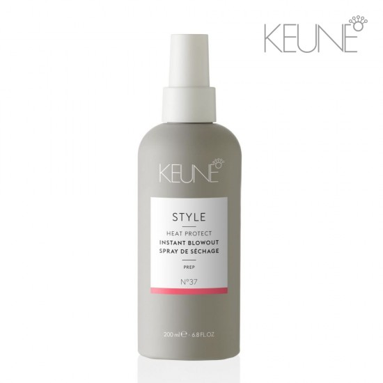 Keune Style Heat Protect Instant Blowout №37 karstuma aizsardzības losjons matu žāvēšanas laika samazināšanai 200ml Keune Style Heat Protect Instant Blowout №37 karstuma aizsardzības losjons matu žāvēšanas laika samazināšanai 200ml