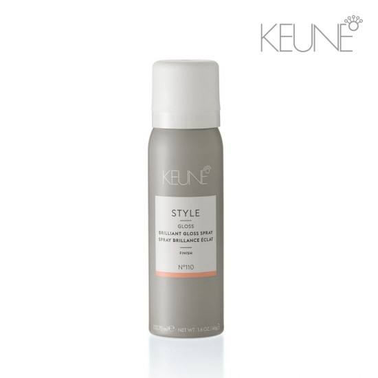 Keune Style Gloss Brilliant Gloss Spray №110 sprejs luminiscējošam spīdumam 75ml Keune Style Gloss Brilliant Gloss Spray №110 sprejs luminiscējošam spīdumam 75ml