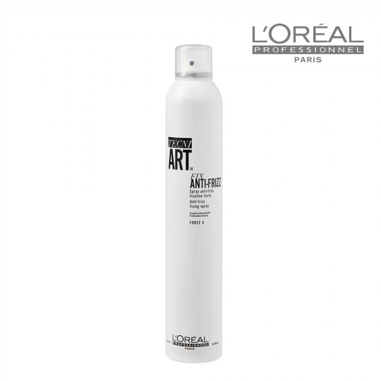 Loreal Tecni Art Fix Anti-Frizz fiksējošs antistatisks sprejs 400ml Loreal Tecni Art Fix Anti-Frizz fiksējošs antistatisks sprejs 400ml