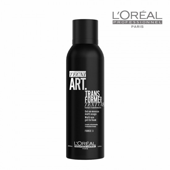 Loreal Tecni Art Transformer Texture daudzfunkcionāla putojošā želeja 150ml Loreal Tecni Art Transformer Texture daudzfunkcionāla putojošā želeja 150ml