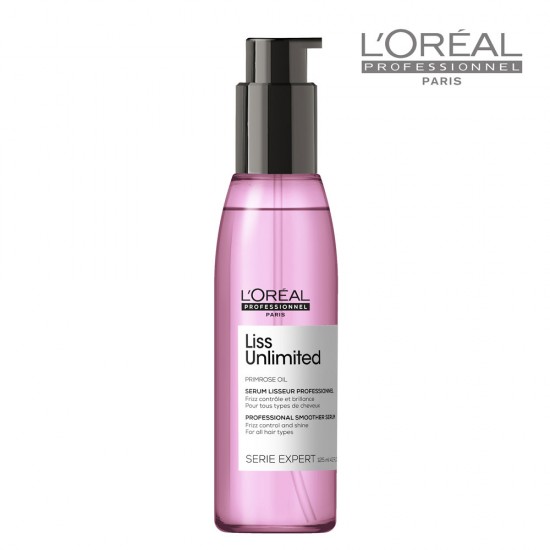Loreal Serie Expert Liss Unlimited Smoother eļļa matu mirdzumam 125ml Loreal Serie Expert Liss Unlimited Smoother eļļa matu mirdzumam 125ml
