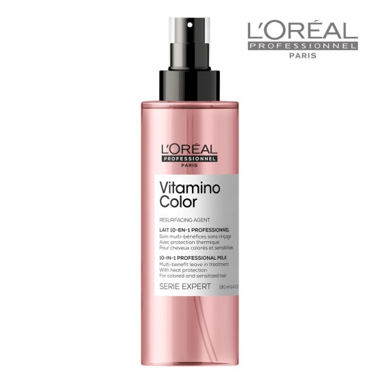 Loreal Serie Expert Vitamino Color 10in1 daudzfunkcionāls izsmidzināmais līdzeklis 190ml Loreal Serie Expert Vitamino Color 10in1 daudzfunkcionāls izsmidzināmais līdzeklis 190ml