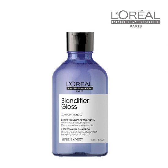 Loreal Serie Expert Blondifier Gloss šampūns blondiem matiem 300ml Loreal Serie Expert Blondifier Gloss šampūns blondiem matiem 300ml