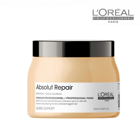 Loreal Serie Expert Absolut Repair maska bojātiem matiem 500ml Loreal Serie Expert Absolut Repair maska bojātiem matiem 500ml
