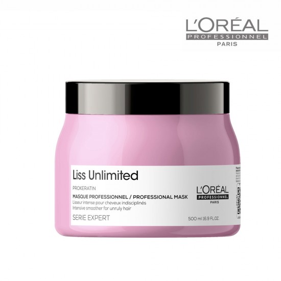 Loreal Serie Expert Liss Unlimited matu nogludinoša maska 500ml Loreal Serie Expert Liss Unlimited matu nogludinoša maska 500ml