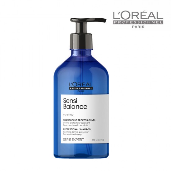 Loreal Serie Expert Sensibalance nomierinošs šampūns 500ml Loreal Serie Expert Sensibalance nomierinošs šampūns 500ml