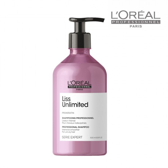 Loreal Serie Expert Liss Unlimited matu nogludinošs šampūns 500ml Loreal Serie Expert Liss Unlimited matu nogludinošs šampūns 500ml