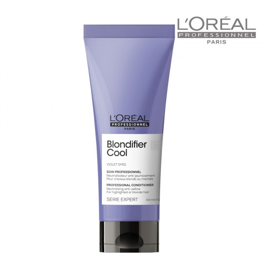 Loreal Serie Expert Blondifier Cool Conditioner neitralizējošs kondicionieris aukstām nokrāsām 200ml Loreal Serie Expert Blondifier Cool Conditioner neitralizējošs kondicionieris aukstām nokrāsām 200ml