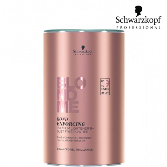 Schwarzkopf Pro BlondMe Bond saites stiprinošais balinātājs 9+ 450g Schwarzkopf Pro BlondMe Bond saites stiprinošais balinātājs 9+ 450g