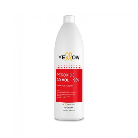 Yellow Color Peroxide 30 Vol 9% krēmveida oksidants 1L Yellow Color Peroxide 30 Vol 9% krēmveida oksidants 1L