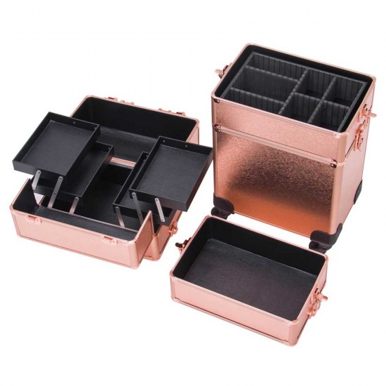Beauty Case for makeup KC-TR007 rose gold Beauty Case for makeup KC-TR007 rose gold