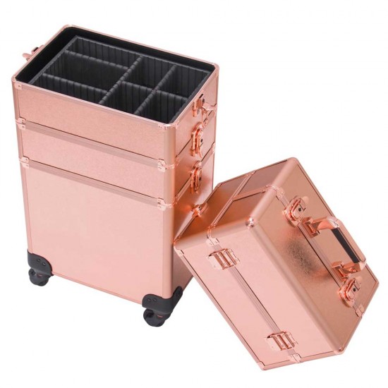 Beauty Case for makeup KC-TR007 rose gold Beauty Case for makeup KC-TR007 rose gold