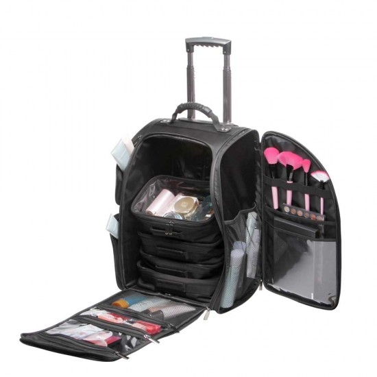 Grima makeup koferis KC-N42L melnā krāsa Grima makeup koferis KC-N42L melnā krāsa
