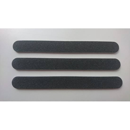 Nail file with Japan paper, black, grit. 100/100 1pcs Nail file with Japan paper, black, grit. 100/100 1pcs