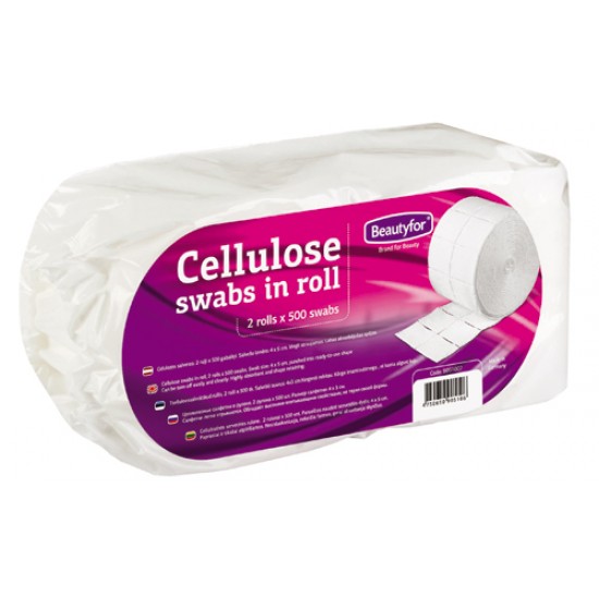 Lint free Nail Wipes on a Roll, 2 x 500 (1000)