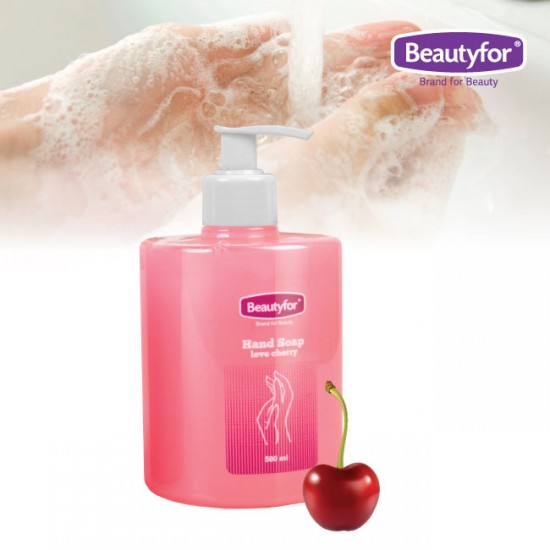 Beautyfor roku ziepes ar ķiršu aromātu 500ml Beautyfor roku ziepes ar ķiršu aromātu 500ml
