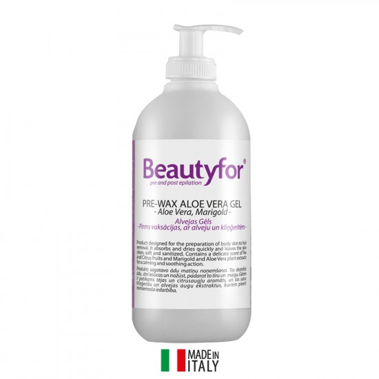 Beautyfor Pre-Wax Aloe Vera Gel with Marigold 500ml Beautyfor Pre-Wax Aloe Vera Gel with Marigold 500ml