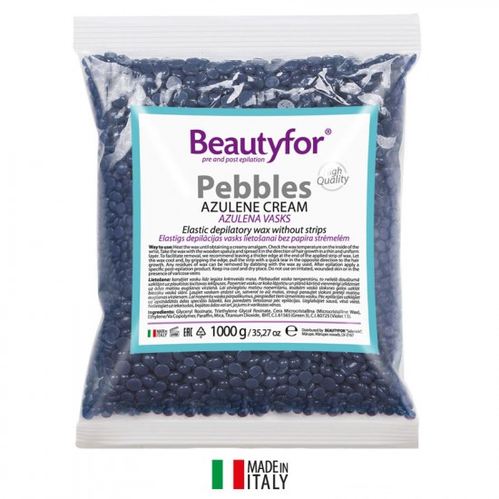 Beautyfor azulena vasks granulās 1kg Beautyfor azulena vasks granulās 1kg