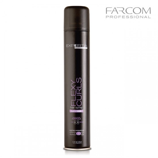 Farcom Expertia Flexy Curls matu laka (fiksācija 3) 500ml Farcom Expertia Flexy Curls matu laka (fiksācija 3) 500ml