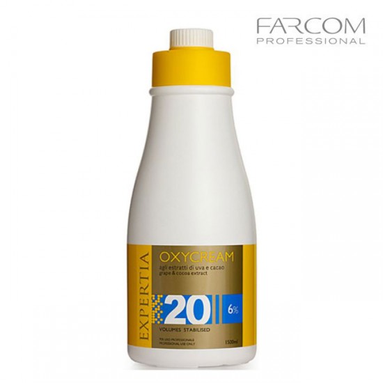 Farcom Expertia Oxycream 20 krēmveida oksidants 6% 1.5l Farcom Expertia Oxycream 20 krēmveida oksidants 6% 1.5l