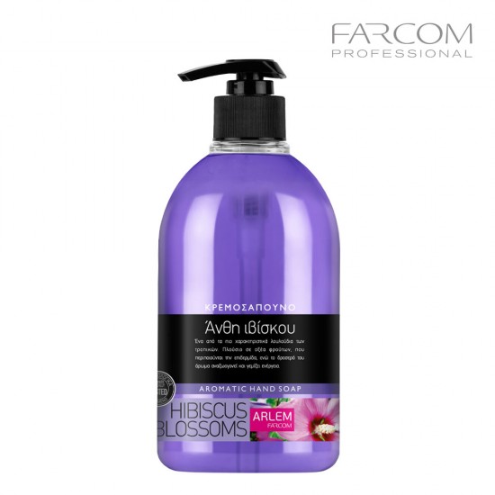 Farcom Arlem hibiscus blossoms hand soap with pump 500ml Farcom Arlem hibiscus blossoms hand soap with pump 500ml