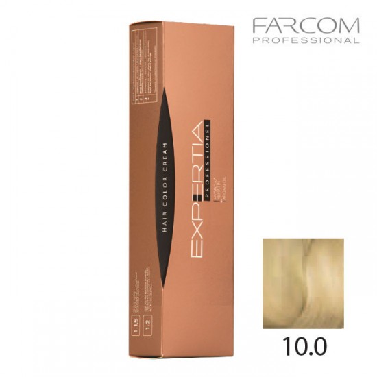 Farcom Expertia Professionel Permanent Hair Color Cream 100ml 10.0-PL Platinum blonde Farcom Expertia Professionel Permanent Hair Color Cream 100ml 10.0-PL Platinum blonde
