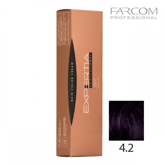 Farcom Expertia permanenta matu krēmkrāsa 100ml 4.2-VIO Violet brown Farcom Expertia permanenta matu krēmkrāsa 100ml 4.2-VIO Violet brown