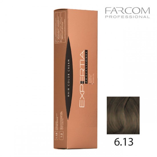 Farcom Expertia Permanent Hair Color Cream 100ml 6.13-DA Dark amber blonde Farcom Expertia Permanent Hair Color Cream 100ml 6.13-DA Dark amber blonde