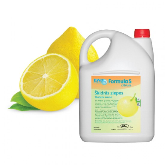 Šķidrās ziepes Jusma Ewol citrons 5L Šķidrās ziepes Jusma Ewol citrons 5L