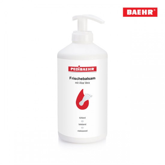 Pedibaehr Frischebalsam atsvaidzinošs balzams ar alveju 500ml ar dozatoru Pedibaehr Frischebalsam atsvaidzinošs balzams ar alveju 500ml ar dozatoru