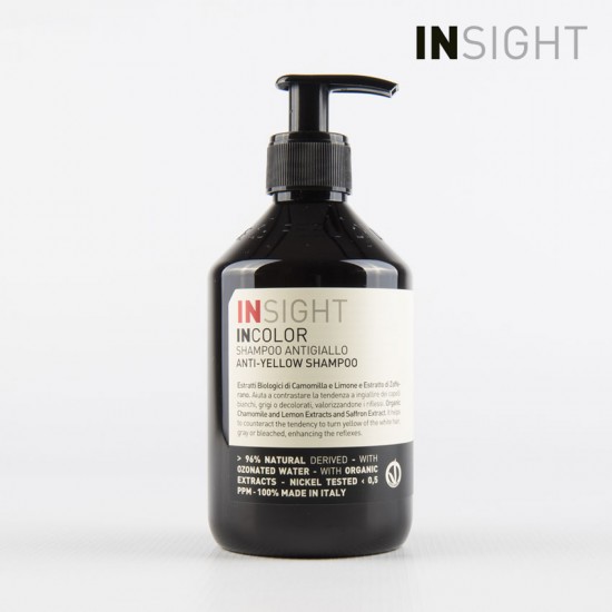 Insight Incolor Anti-Yellow Shampoo tonējošs šampūns 900ml Insight Incolor Anti-Yellow Shampoo tonējošs šampūns 900ml