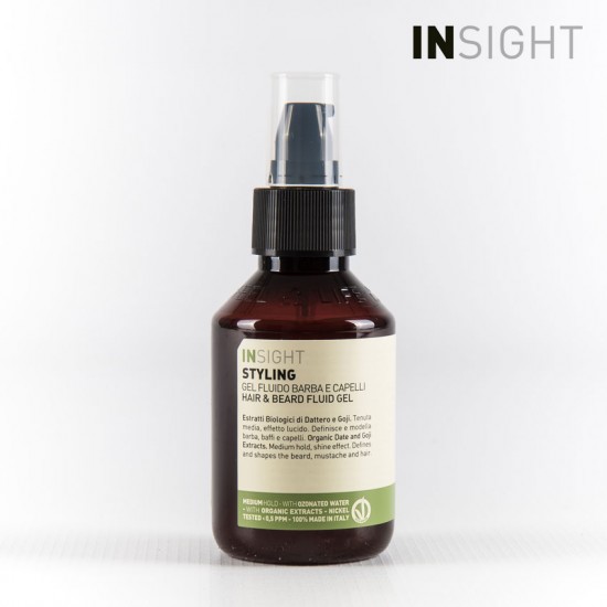 Insight Styling Hair&beard fluid gel fluīds želeja matiem un bardai 100ml Insight Styling Hair&beard fluid gel fluīds želeja matiem un bardai 100ml